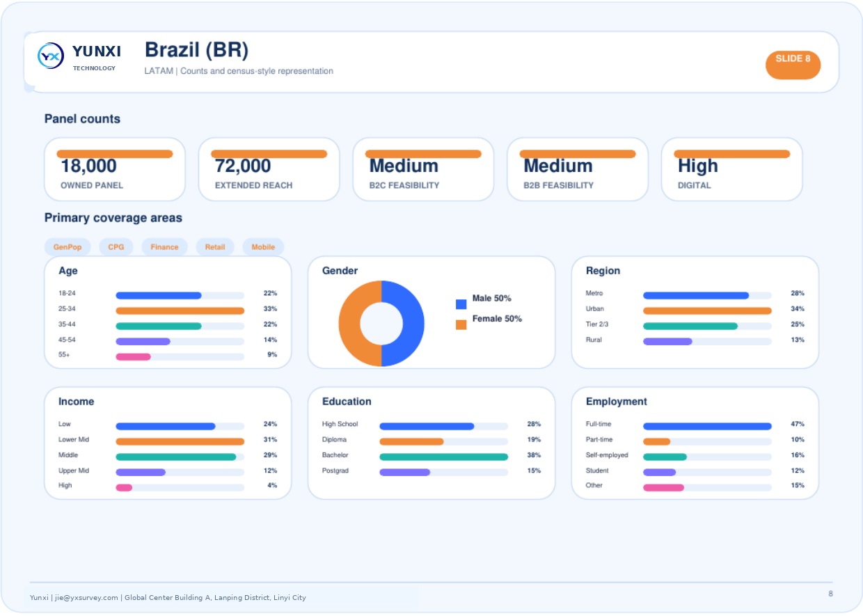 Brazil (BR) - panel counts and census profile